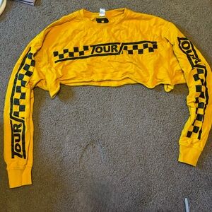 Justin Bieber super cropped crewneck